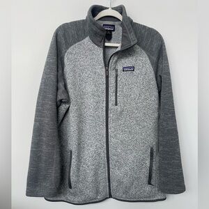 Patagonia | Men’s Gray Better Sweater Full Zip Gorpcore Outdoors Hiking